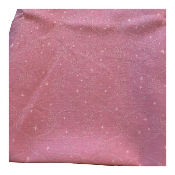 Set Of 3 Pink Sparkle Princess Print Disney Little Girls Room Valances 17”x84” - Picture 3 of 7